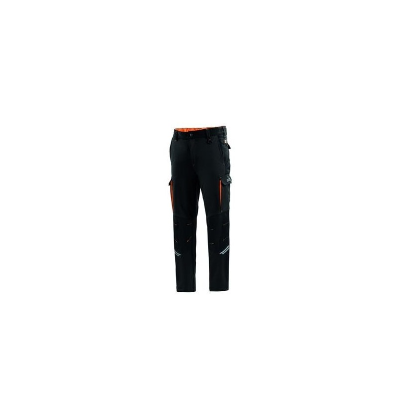 PANTALON TECNICO OREGON NEGRO/NARANJA T.2XL