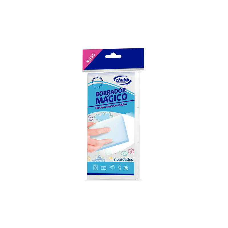 ESPONJA BORRADOR MAGICO 3 UDS
