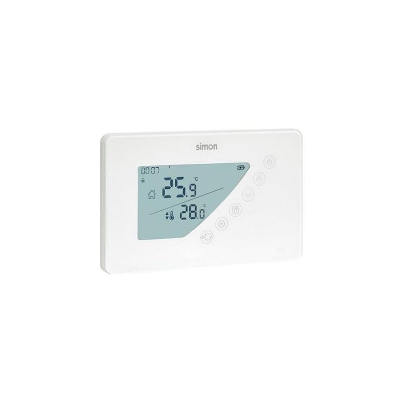 TERMOSTATO DIGITAL PROGRAMABLE SEMANAL BLANCO