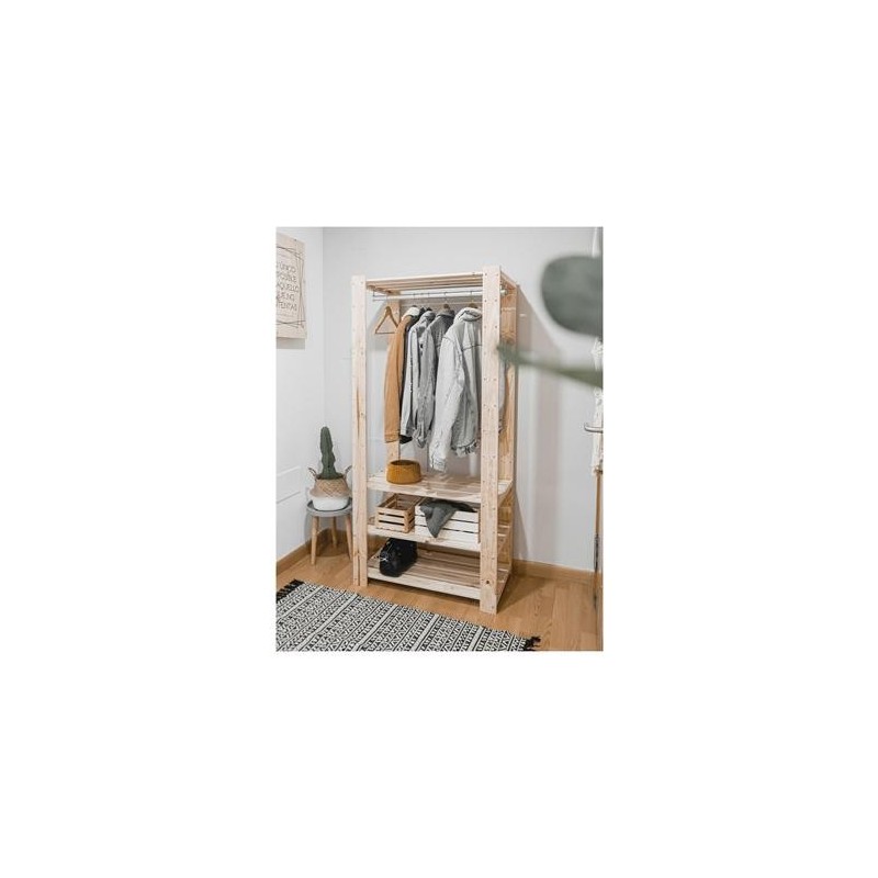 KIT VESTIDOR EVOLUTION 175X76.7X43CM PINO EVPE40.9