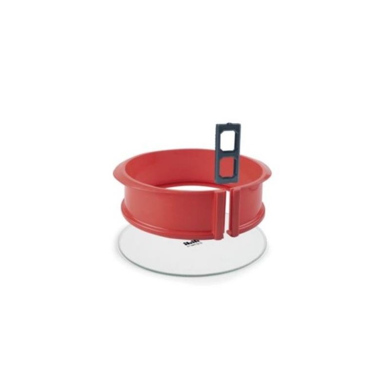 MOLDE DESMONTAB SILICONA REDONDO BASE CRISTAL 26CM