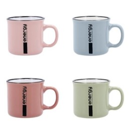 TAZA CERÁMICA COLOR SURTID...