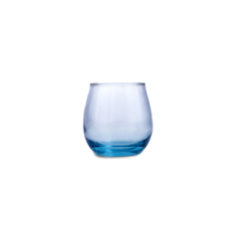 VASO BAJO VIDRIO ECO AZUL...