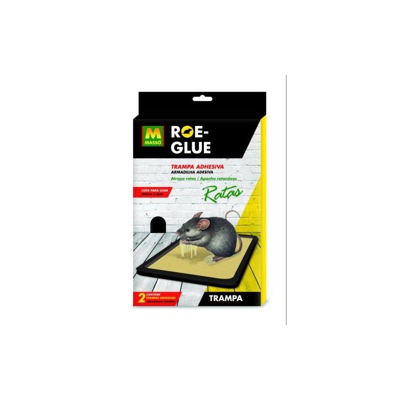 TRAMPA ADHESIVA RATAS ROE GLUE (2) 231556