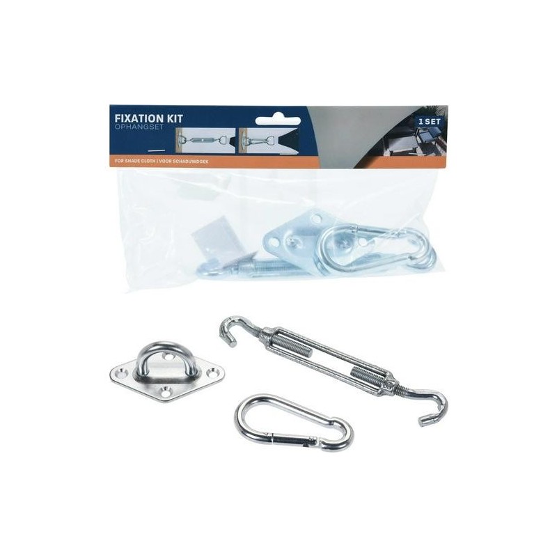 SET FIJACION 3 PIEZAS ACCESORIOS TOLDO VELA