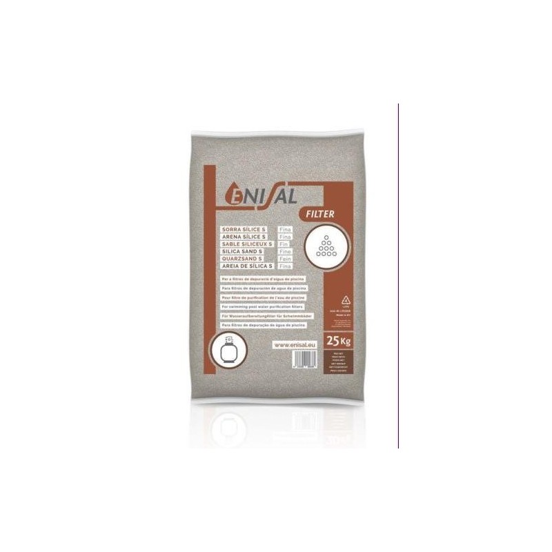SORRA SILICE ENISAL SECA FINA SACO 25KG. 3855