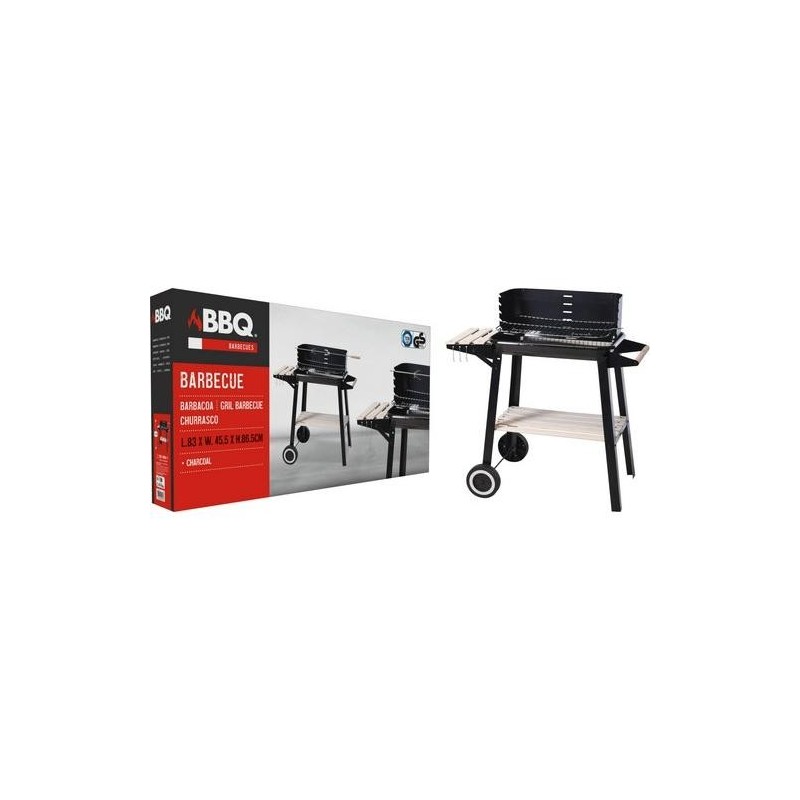 BARBACOA CARBON RECTANGULAR 540X340X65