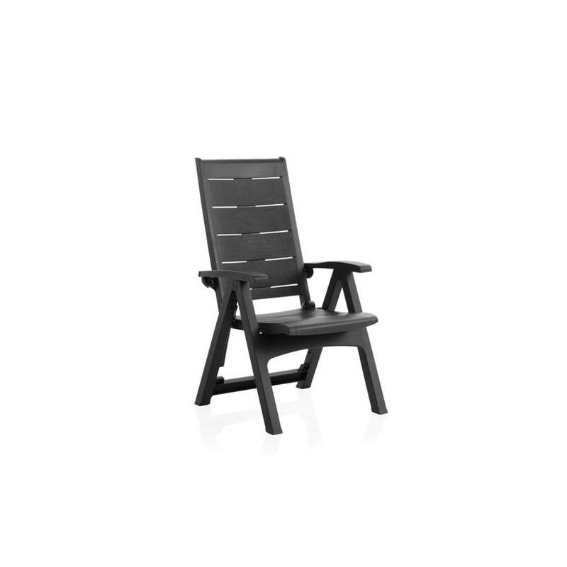 SILLON MULTIPOSICIONES LEGNO ANTRACITA RESINA 5533
