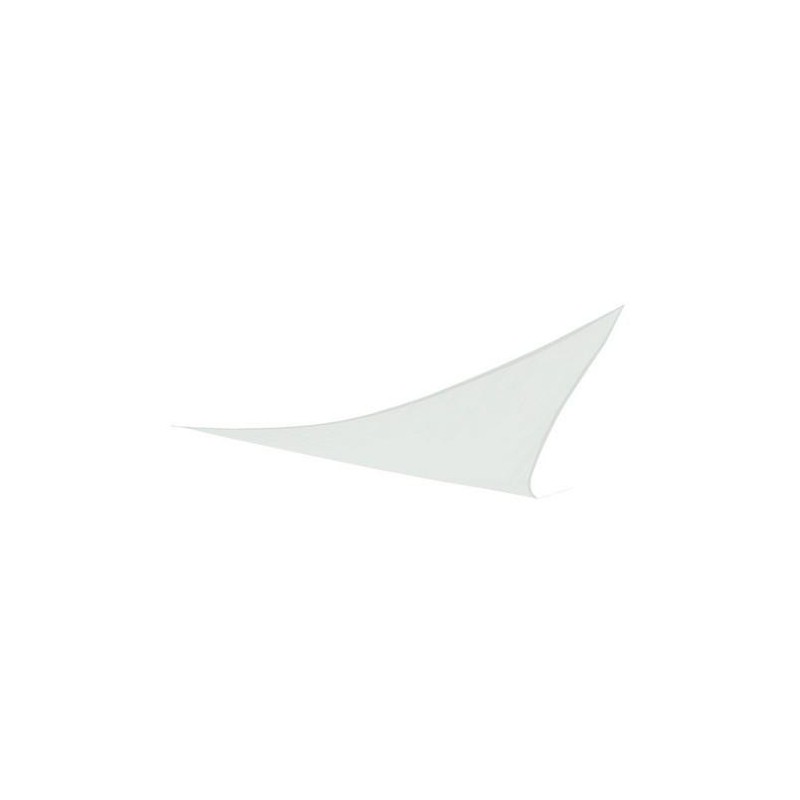 TOLDO SOMBREO TRIANGULAR POLIESTER 5X5X5 M BLANCO