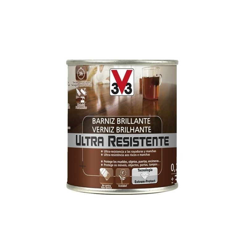 BARNIZ INTERIOR RESIST BRILLANTE 750ML INCOLORO