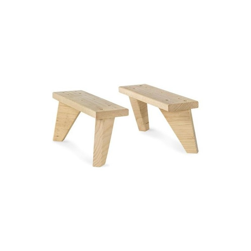 JUEGO DE 2 PATAS DINAMIC DE PINO MACIZO DINPIE.99