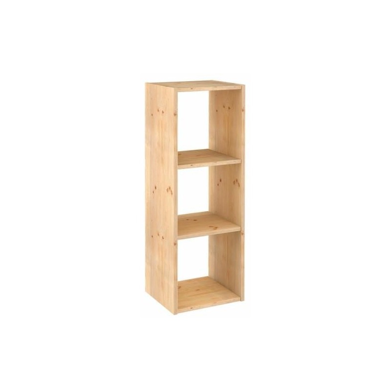 ESTANTERIA MODULAR 3 CUBOS DINAMIC PINO MACIZO