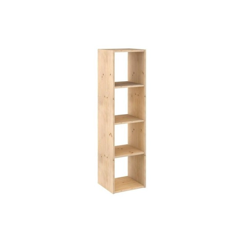 ESTANTERIA MODULAR 4 CUBOS DINAMIC PINO MACIZO