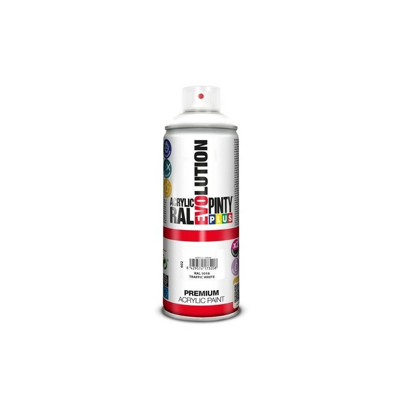 PINTURA SPRAY ACRILICA PINTYPLUS 520 BL RAL 9016
