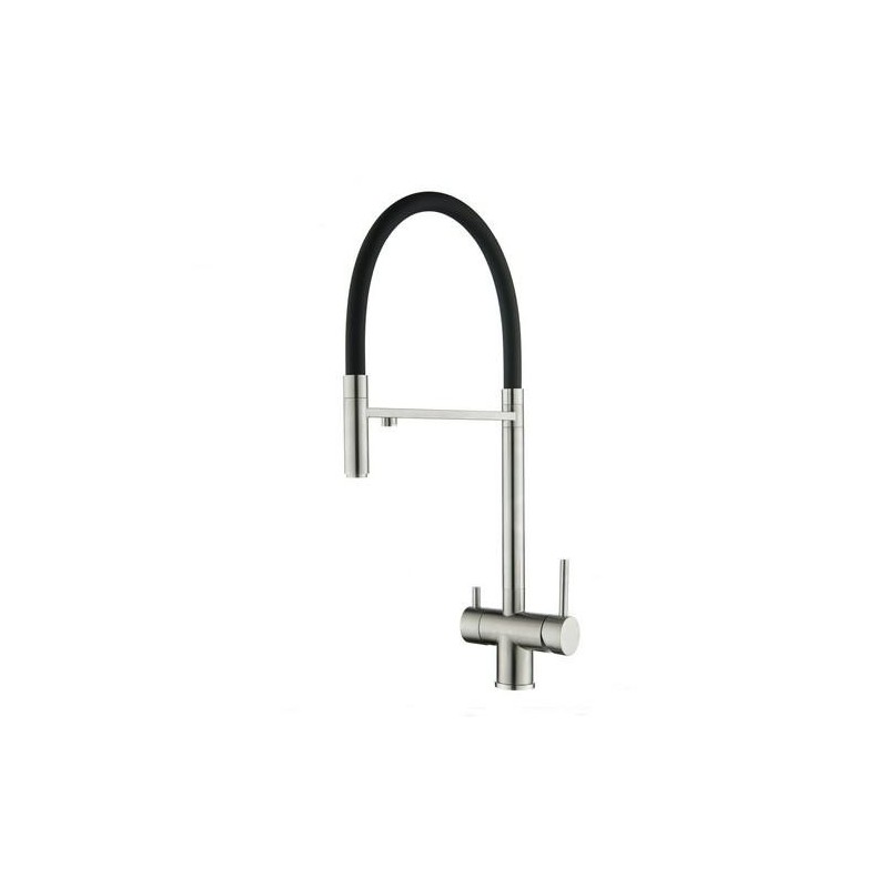 GRIFO COCINA FLEXYFORM OSMOSIS CROMO/NEGRO