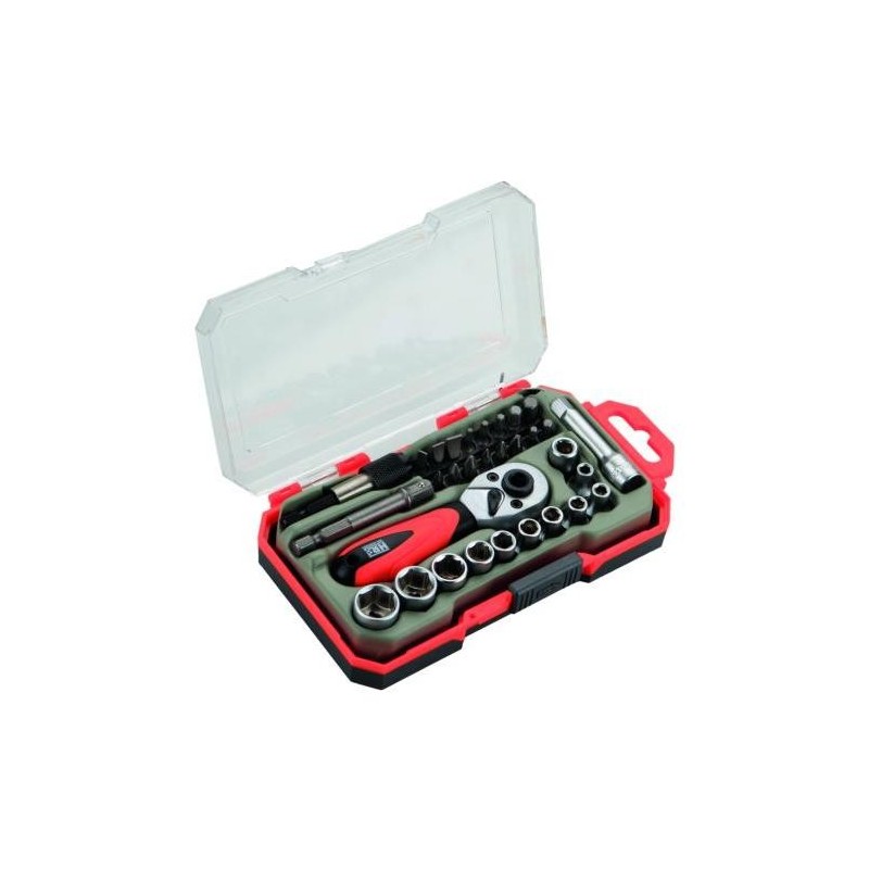 JUEGO LLAVE VASO 31 PIEZAS 1/4" 192401