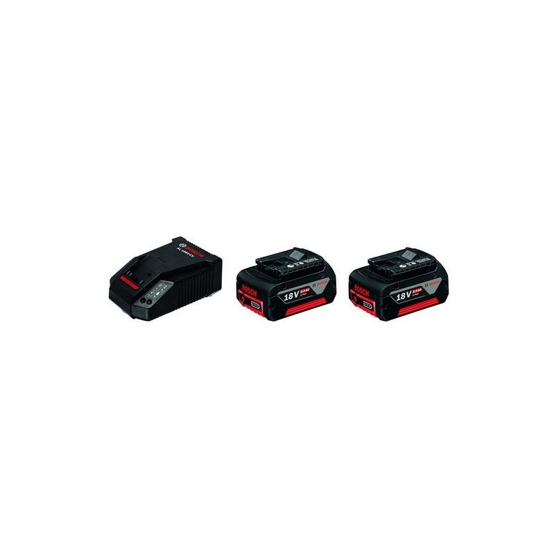KIT 2 BATERIAS + CARGADOR 5,0AH 18V BOSCH 1600A00B