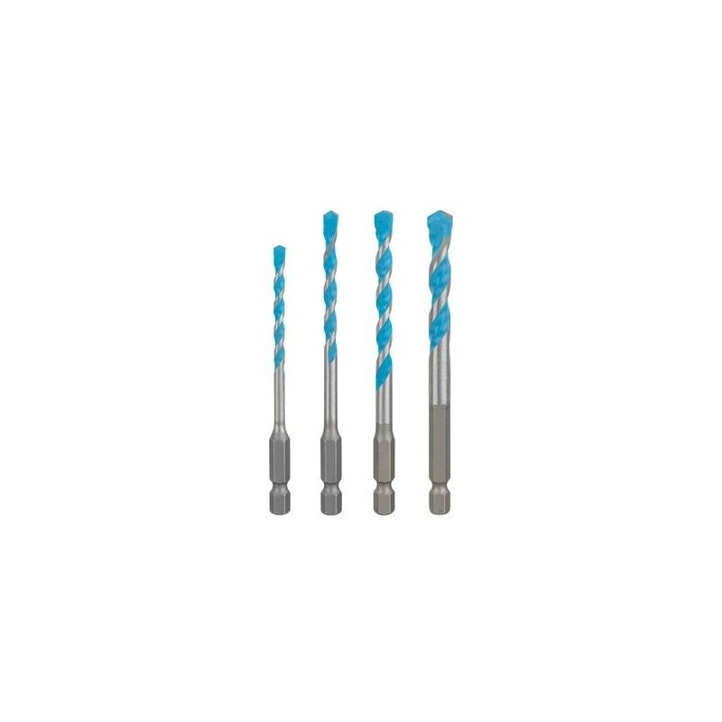 BROCAS SET 4 EXPERT HEX-9 MULTI CONSTRUCTION 4-8MM
