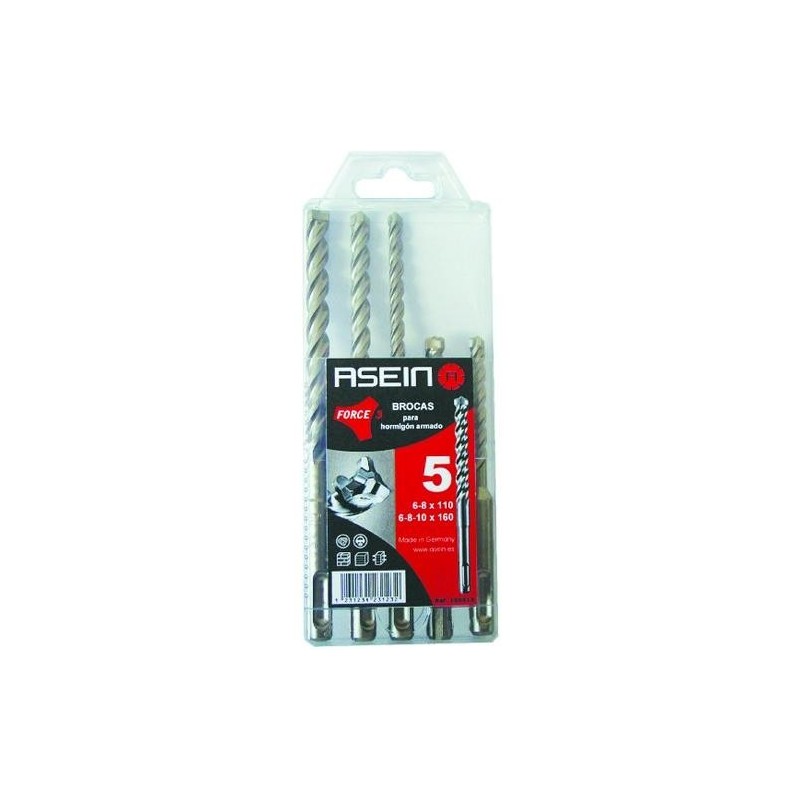 BROCAS FORCE3 ESTUCHE 5 BROCAS 5-30MM 150515