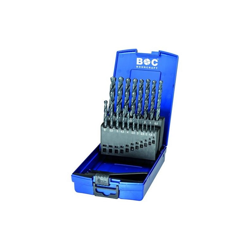JUEGO BROCAS RECTIFICADO 25 PIEZAS KG13B0 DIN 338