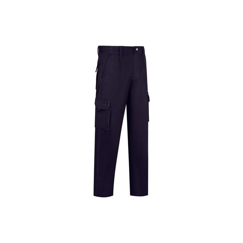PANTALON STRETCH MULTIBOLSILLOS L9000 AZUL T-46