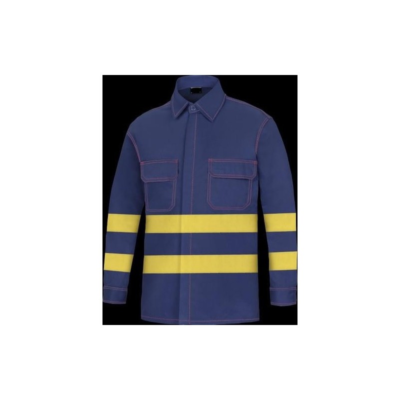 CAMISA A.V. AZUL/AMARILLO L3000 T-44 CPAV-43-AMT44