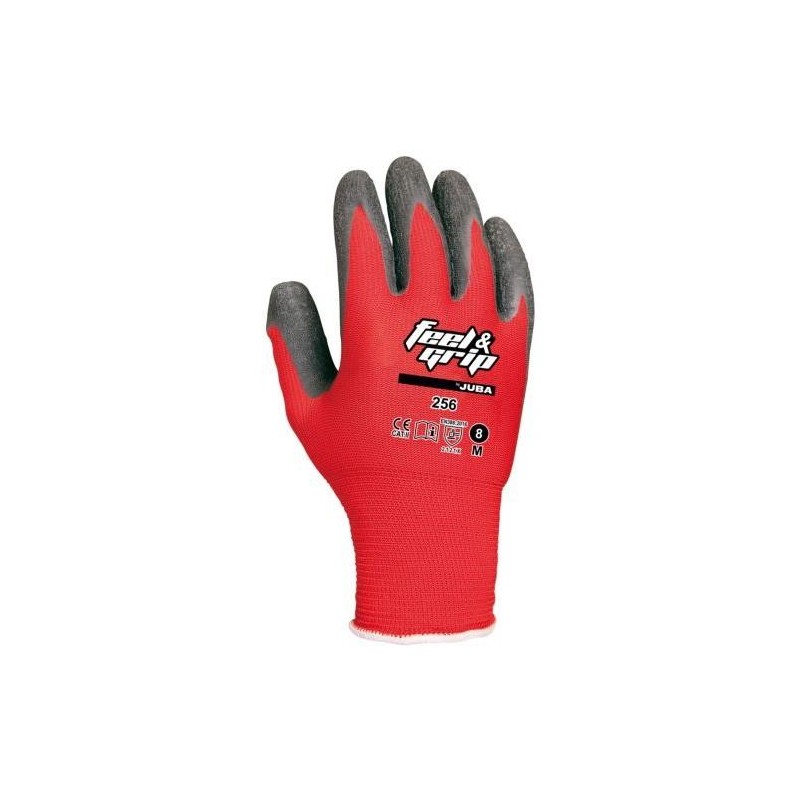 GUANTE POLIAMIDA LATEX FEEL&GRIP 256/8 PAR