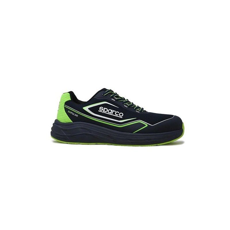 ZAPATO SEG. ESD S1PS IMPULSE WILLEN NEG/VERD T-37