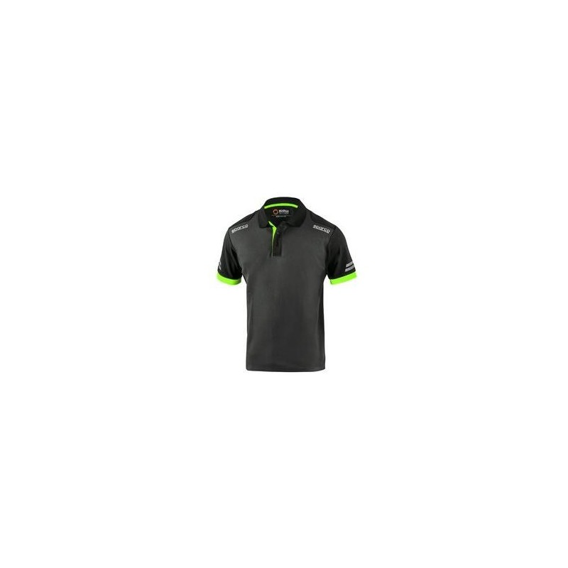 POLO TOLEDO M/CORTA GRIS VERDE T-S