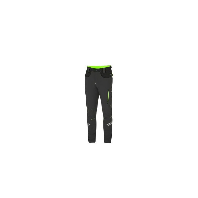 PANTALON KANSAS LIGHT TECH GRIS/VERDE T-2XL