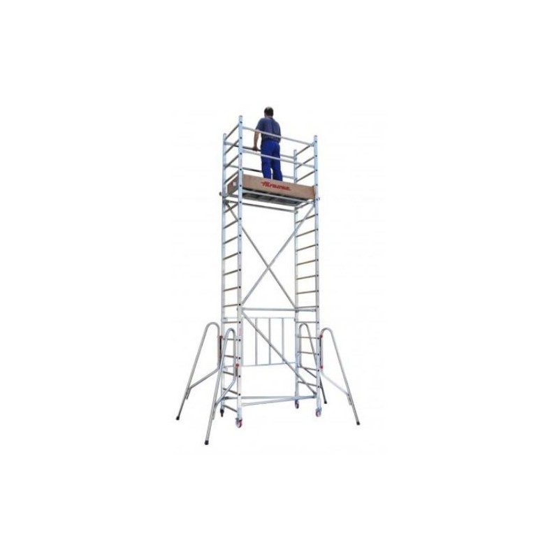 ANDAMIO ALUMINIO C/RUEDAS 75X160CM PACK 2 RS160