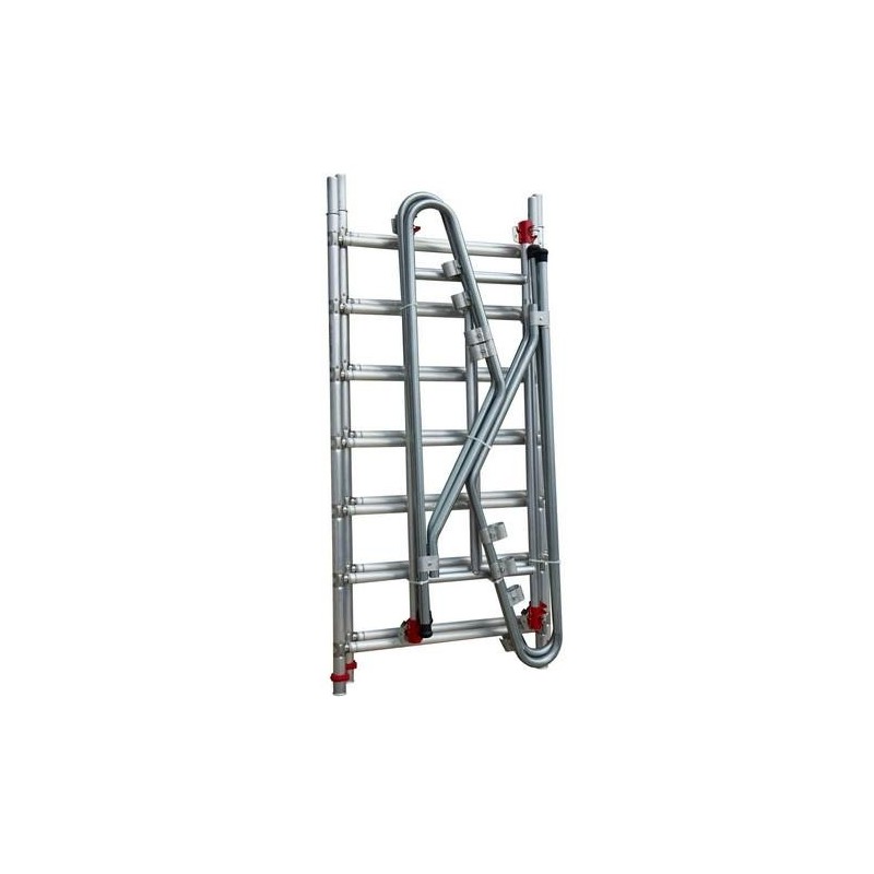 ANDAMIO ALUMINIO C/RUEDAS 105X180CM PACK 2 RS180