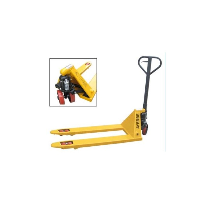 TRANSPALETA 2500 KG.RUEDA NYLON 580700
