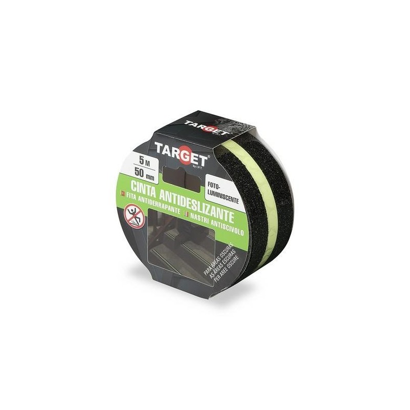 CINTA ADHESIVA ANTIDESLIZANTE LUMINISCENTE 5X50MM