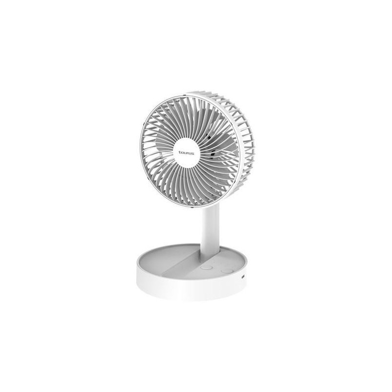 VENTILADOR SOBREMESA PLEGABLE 15CM DIAM BLANCO