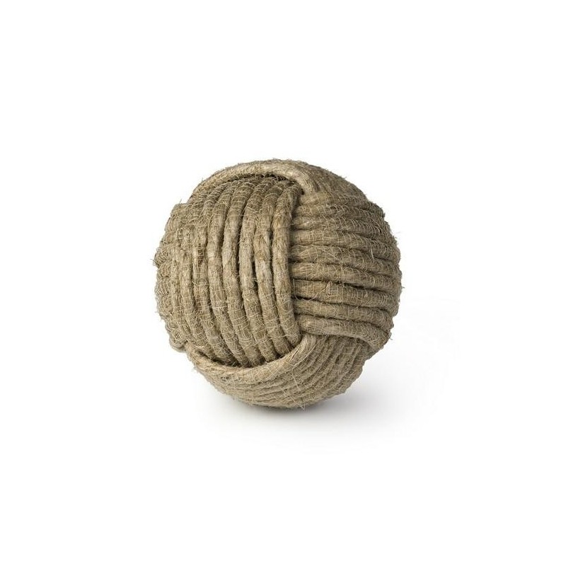 POMO BOLA CUERDA NATURAL 35MM   1111CU