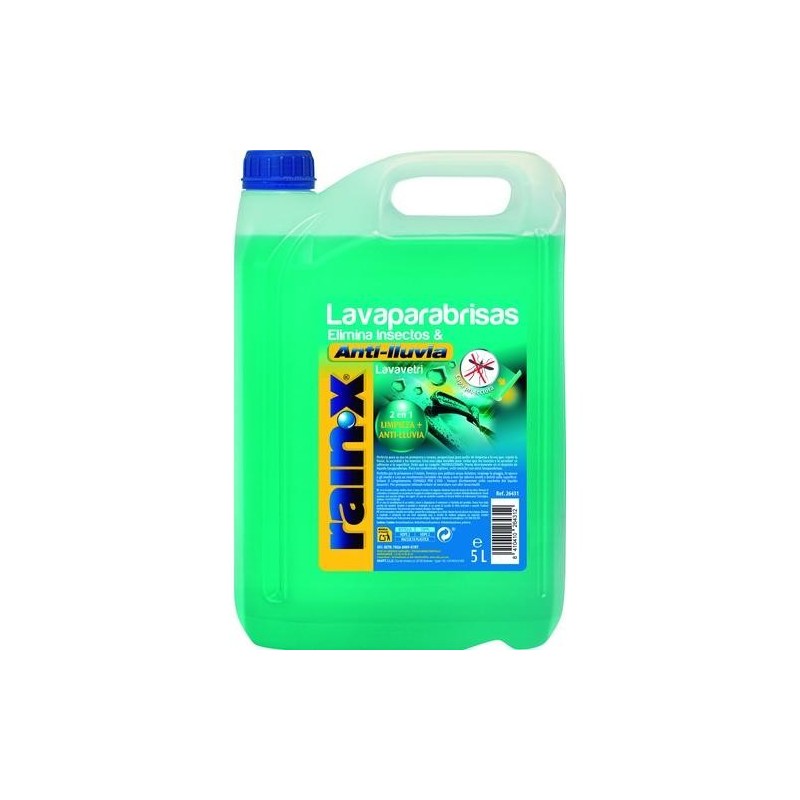 LAVAPARABRISAS ELIMINADOR INSECTOS Y ANTILLUVIA 5L