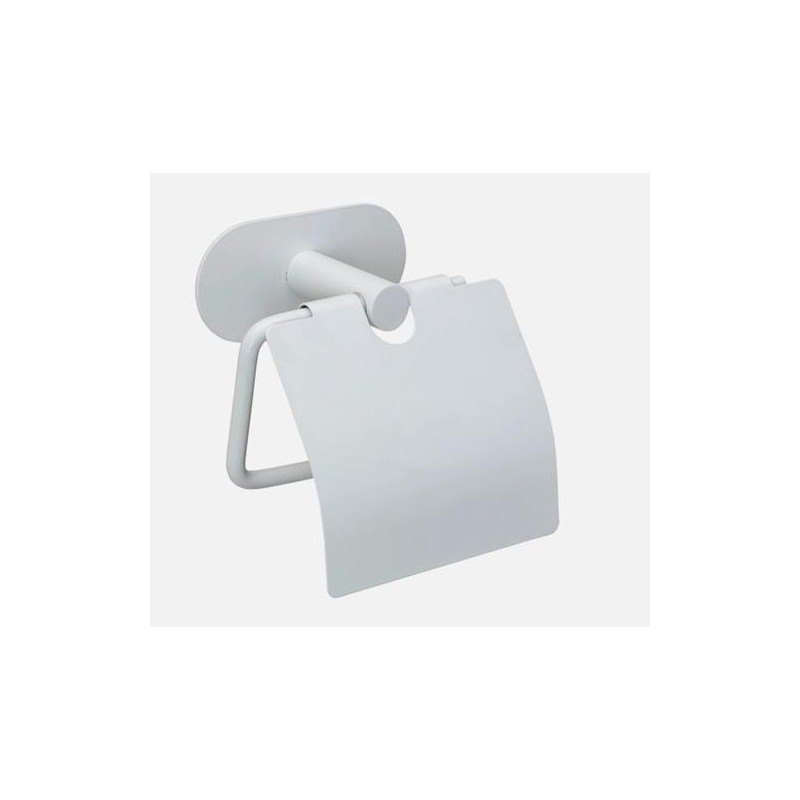PORTARROLLOS C/ TAPA DE ACERO INOX TURBO-LOC BLANC
