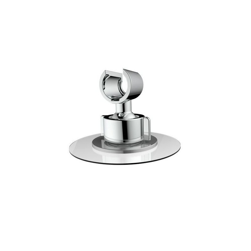 SOPORTE CABEZAL DUCHA 360 8X7.5X8CM CROMO
