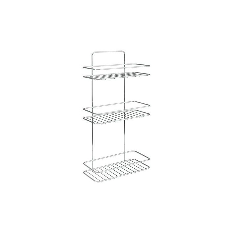 ESTANTE BAÑO 3 ALTURAS REFLEX LUXY 26X13X53CM