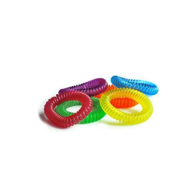 PULSERA ESPIRAL CITRONELA ANTIMOSQUITOS SURTIDO