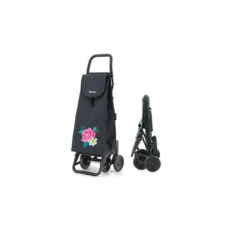 CARRO DE COMPRA NEGRO 55L G4P BLOOM C-902