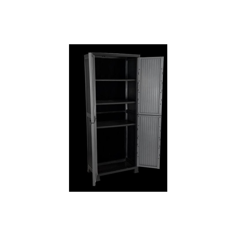 ARMARIO RESINA GRIS 3 BALDAS 171.5X68X39CM