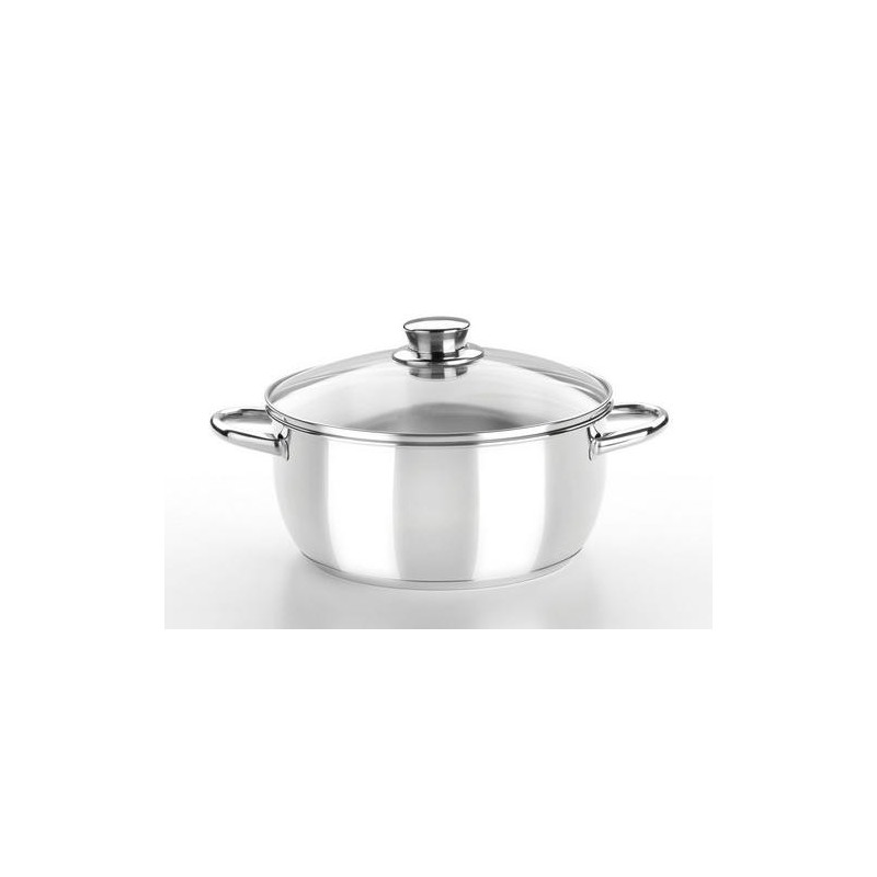 CACEROLA OPTIMA TAPA CRISTAL 32CM