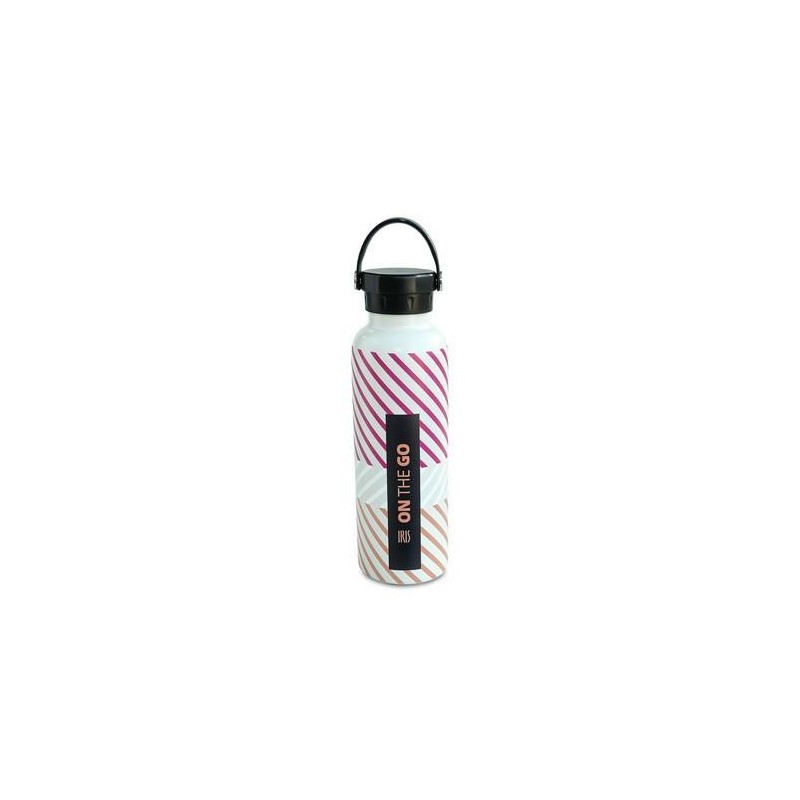 BOTELLA TERMO 750ML FUCSIA FLUOR PRINT ON THE GO