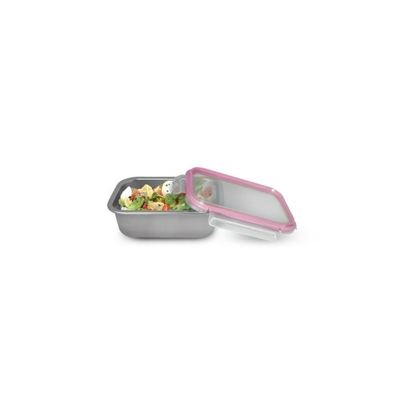 CONTENEDOR RECTANGULAR ACERO INOX 700ML