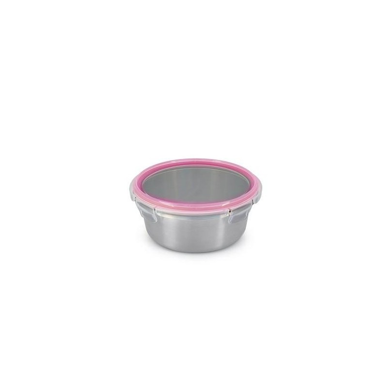 CONTENEDOR REDONDO ACERO INOX 520ML