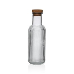 BOTELLA TRANSPARENTE RAYAS...