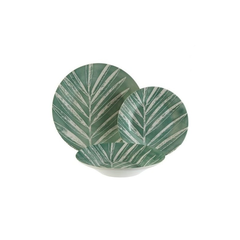 VAJILLA PORCELANA 18 PIEZAS BRIDGET  22380030