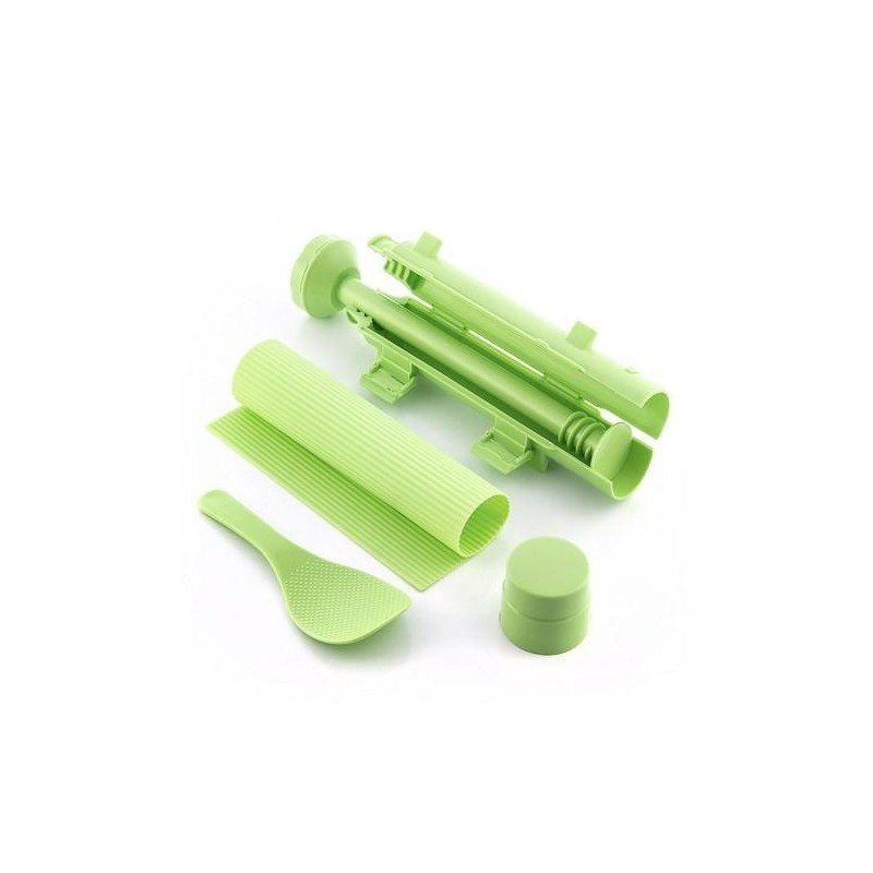 SET SUSHI CON RECETAS 3 PIEZAS VERDE V0103086